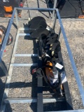 Wolverine Skid Steer Auger Drive & Bit Attachment w/ 12