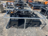 Wolverine Skid Steer Grapple Bucket Attachment