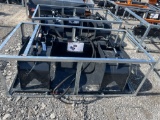 Wolverine Skid Steer Grapple Bucket Attachment