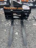 Wolverine Hydraulic Adjustable Pallet Fork Attachment