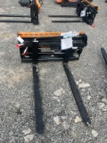 Wolverine Hydraulic Adjustable Pallet Fork Attachment
