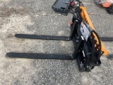 Wolverine Hydraulic Adjustable Pallet Fork Attachment