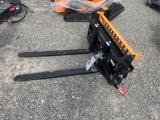 Wolverine Hydraulic Adjustable Pallet Fork Attachment