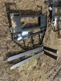 Mower King Skid Steer Fork attachment