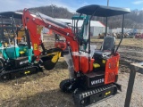 AGT WH12R Mini Excavator w/ thumb, Blade and Canopy