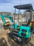AGT MH12R Mini Excavator w/ thumb, Blade and Canopy