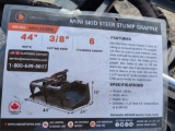 Wolverine MIni Skid Steer Stump Grapple Attachment