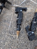 Future Excavator hydrulic wood drill Attachment