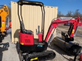Future FT13 Mini excavator w/ thumb, blade and canopy