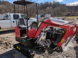 Future FT13 Mini excavator w/ thumb, blade and canopy