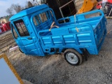 MECO electric three-wheel truck with closed cabin