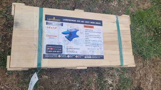 Landhonor 200lb Cast Iron Anvil