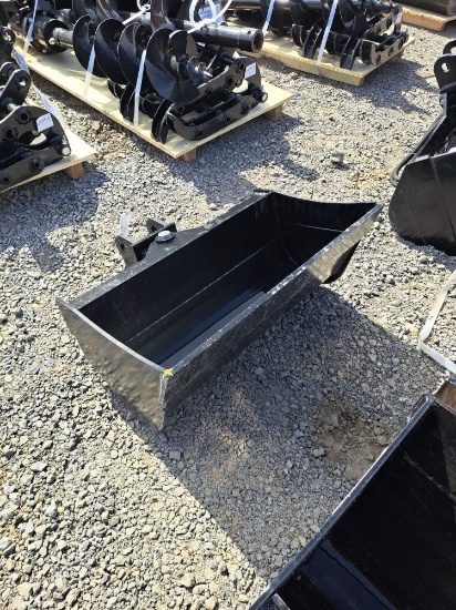 Miva 24" Mini Excavator Tilting Bucket - Fits 1-2 Ton Excavator