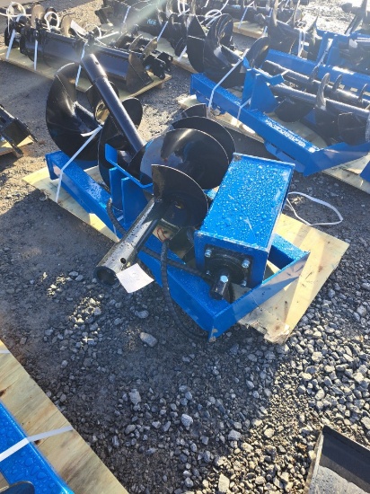 Future Skid Steer Auger Attachment w/ 3 Bits
