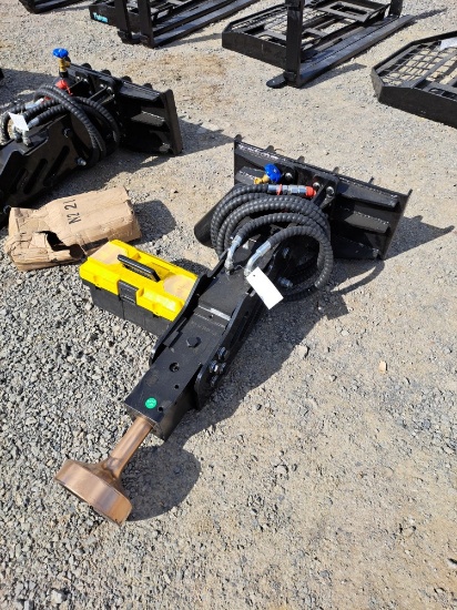 Future Mini Skid Loader Post Pounder