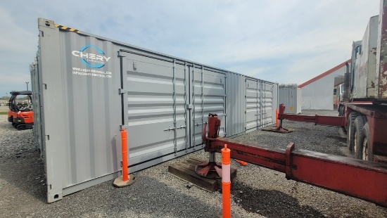 40' High Cube Container w/ 2 Side Doors