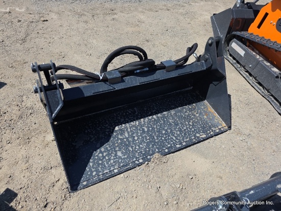 Wolverine 48" Mini Skid Loader 4 in 1 Bucket