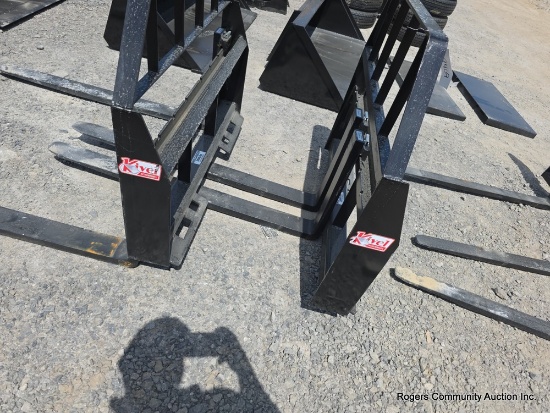 Kivel Skid Loader Forks - 48" - 3500lb
