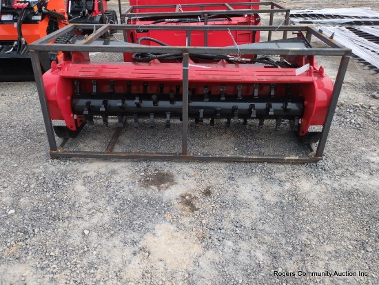 Future skid steer loader mulcher attachment 72"