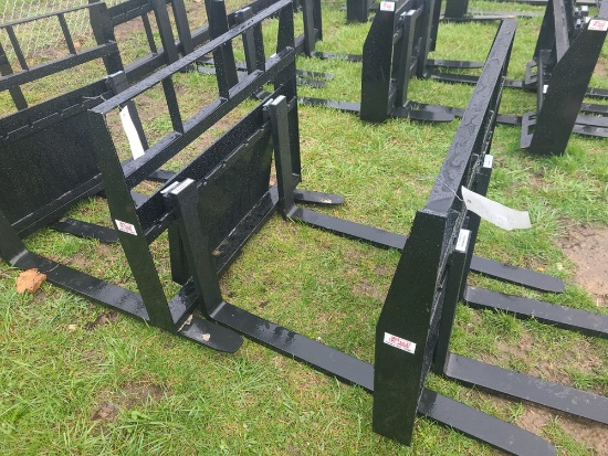Kivel Mini Skid Steer Pallet Fork Attachment