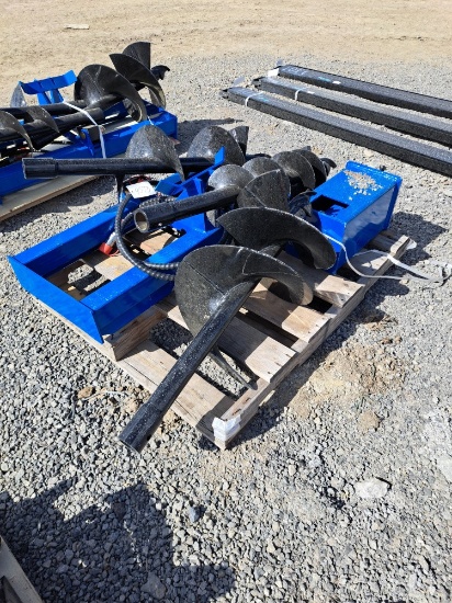 Future Skid Loader Auger w/ 8", 12" & 16" Bits