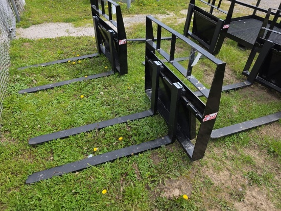 Kivel Mini Skid Loader Forks