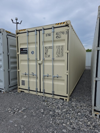40' High Cube Container - No side doors