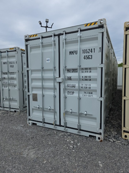 40' High Cube Container w/ 4 side doors