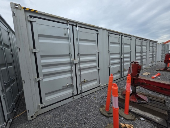 40' High Cube Container w/ 4 side doors