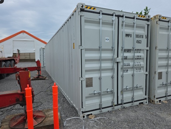 40' High Cube Container w/ 4 side doors
