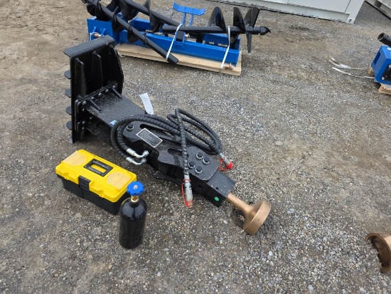 Future Mini Skid Loader Post Pounder