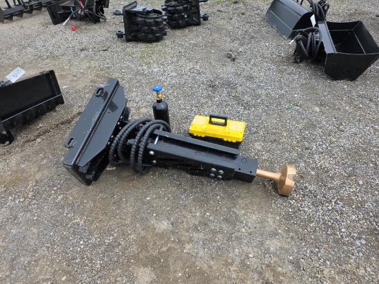 Future Mini Skid Loader Post Pounder