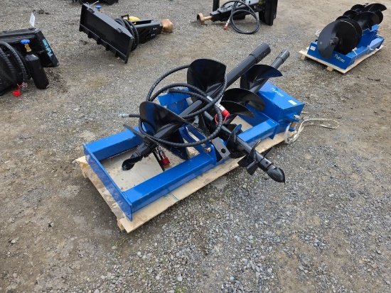 Future Skid Loader Auger w/ 3 Bits