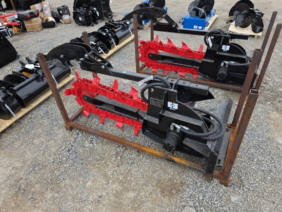 Giyi Mini Skid Loader Trencher