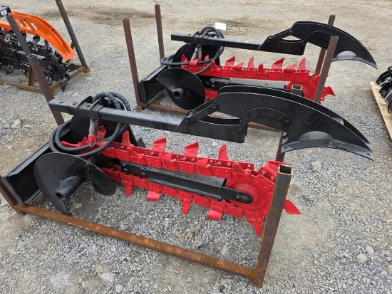 Giyi Mini Skid Loader Trencher