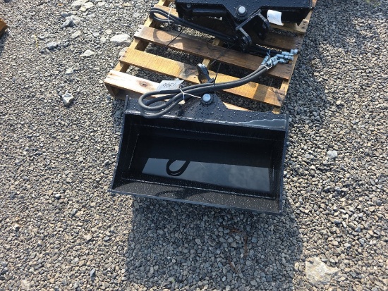 Vicsec Mini Excavator 24" Tilting Bucket