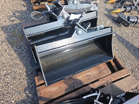 Vicsec Mini Excavator 32" Tilting Bucket