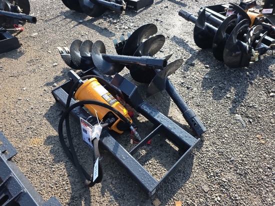 Wolverine Skid Loader Auger w/ 12" & 18" Bits