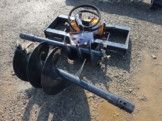 Wolverine Skid Loader Auger w/ 12" & 18" Bits