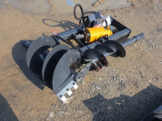 Wolverine Skid Loader Auger w/ 12" & 18" Bits