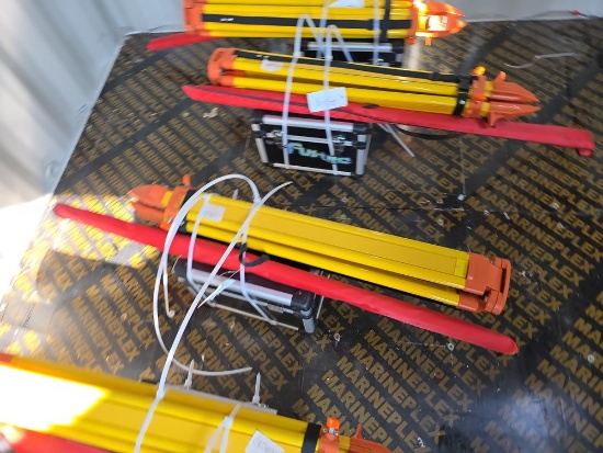 Self-Leveling Rotary Laser Level with Batteries, Receiver, Tripod, Grade Rod