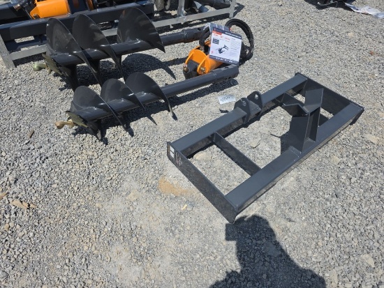 Wolverine Skid Loader Auger w/ 12" & 18" Bits