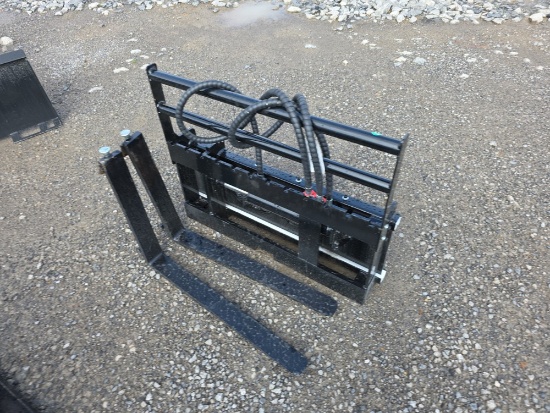 Future Mini Skid Loader Hyd. Adjustable Forks
