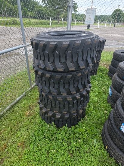 4 New 12-16.5 SKS1 Skid Loader Tires
