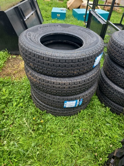 4 New Montreal 235/80R16 Trailer Tires
