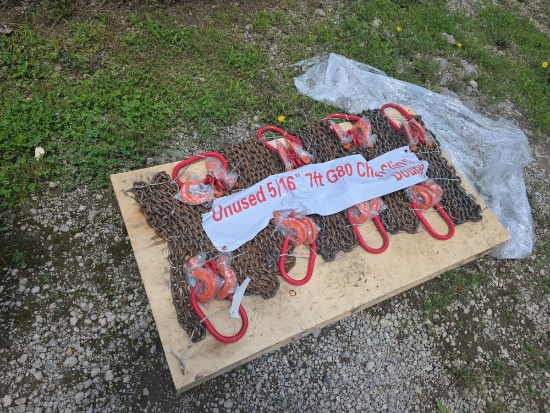 Landhonor 7' Double Lifting Chain Slings