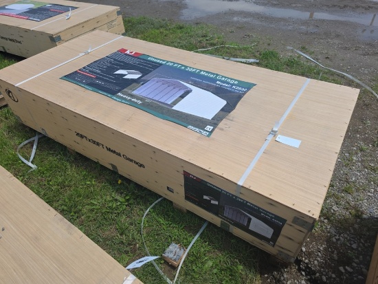 KJ  20 FT x 30FT Metal Garage