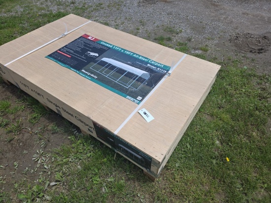 KJ 11FTx19FT All-Steel Carport