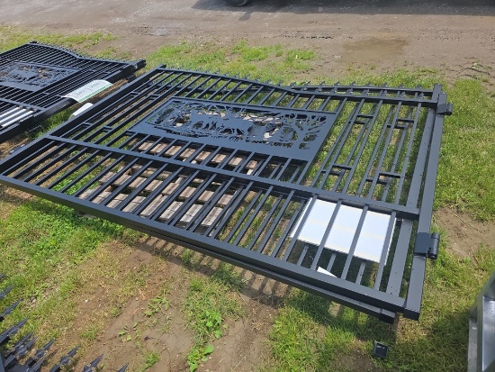 KJ 7FT(H)x 20FT(L) Metal Farm Driveway  Gate