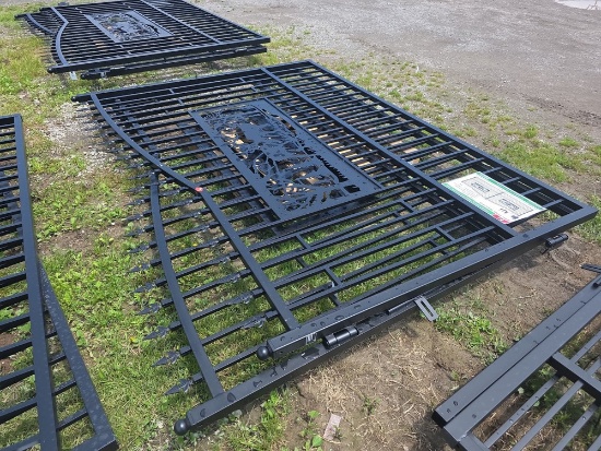 KJ 7FT(H)x 20FT(L) Metal Farm Driveway  Gate
